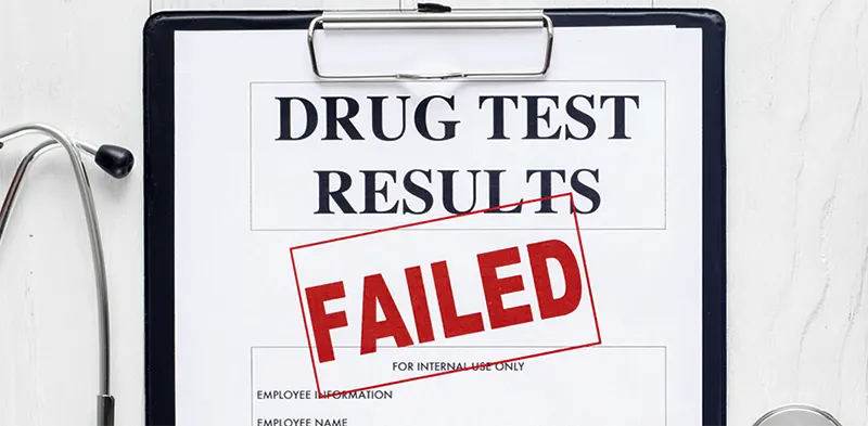 Employee Failed Drug Test Results